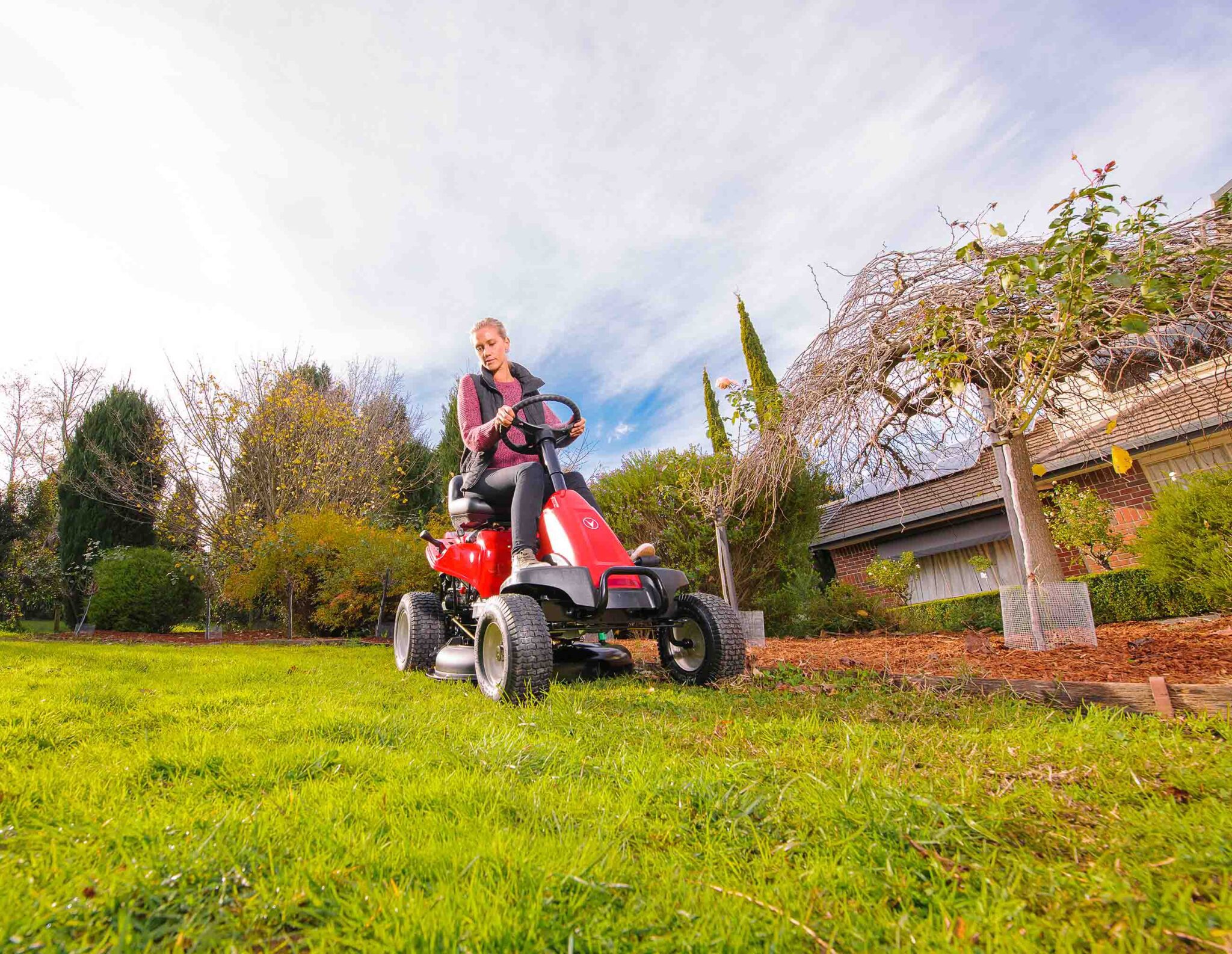 Rover battery clearance mower